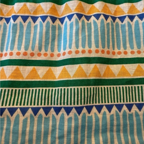 C&C California Smocked Waist Citrus Palm Tree Orange Tropical Skirt NEW Size XL - Picture 10 of 15